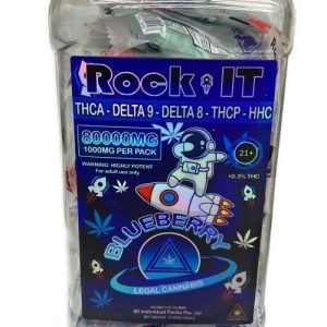 Rock-it Gummies 80000mg/jar 80pc Blueberry