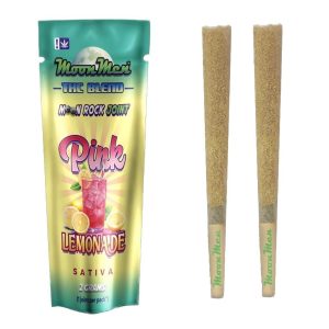 Moon Men 2ct THC Moon Rock 2g Joints Pink Lemonade