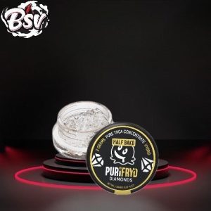 Half Bak'd Puri Fryd Diamonds THC-A Sauce 2 Grams Lemon Kush