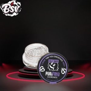 Half Bak'd Puri Fryd Diamonds THC-A Sauce 2 Grams Purple Urkel