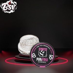 Half Bak'd Puri Fryd Diamonds THC-A Sauce 2G Strawberry Cough