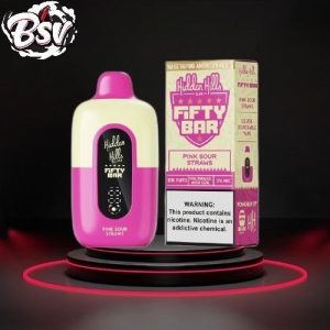 Fifty Bar 20k Disposable 5pk Pink Sour Straws