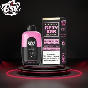 Fifty Bar 20k Disposable 5pk Strawberry Cereal Donut Milk