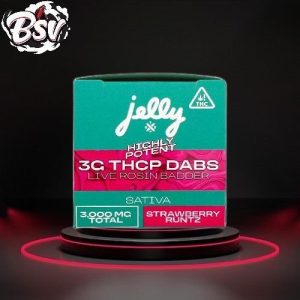 NYB Jelly 3g THCP Live Rosin Badder Strawberry Runtz
