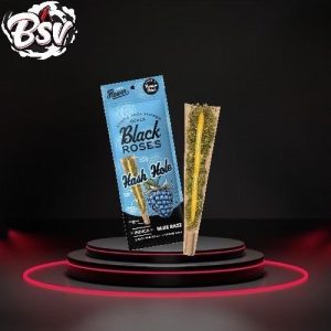Black Roses 2g Hash Holes 2ct Blue Razz