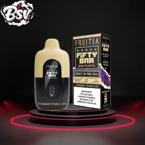 Fifty Bar 20k Disposable 5pk Blueberry Pound Cake