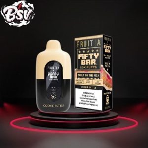 Fifty Bar 20k Disposable 5pk Cookie Butter