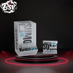 Half Bak'd D9 SUMO Sour'd Blue Razz Gummies 2ct 30 Per Pack