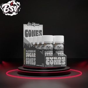 Ice Kream Sugar Cones 2G Pre Rolls 5ct Jar Platinum OG Indica