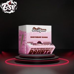 Ice Kream Powdered Donuts Birthday Cake 2.5G 20ct Display Hybrid