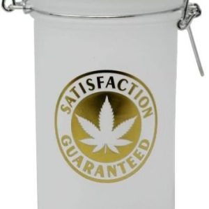 Stash Jar Large Frosted/Satisfaction Guaranteed