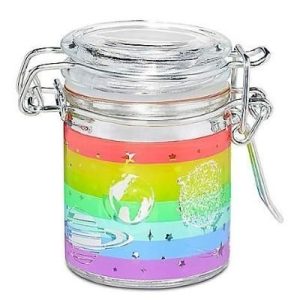 Stash Jar Large Rainbow Galaxy
