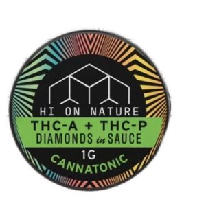 High On Nature 1g THC-A Dabs Diamonds & Sauce Cannatonic