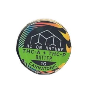 High On Nature 1g THC-A Dabs Batter Cannatonic
