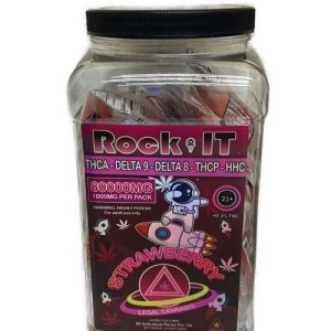 Rock-it Gummies 80000mg/jar 80pc Strawberry