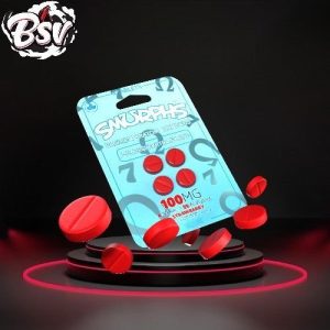 Smurphs Premium Kratom Alkaloids 4ct Strawberry 100mg