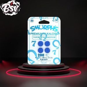 Smurphs 50mg Tablets 4ct Blue Razz 200mg