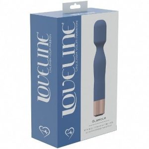 Glamour - 10 Speed Vibrating Mini Wand Blue