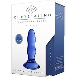 Chrystalino Hand Blown Glass Butt Plug Pleaser