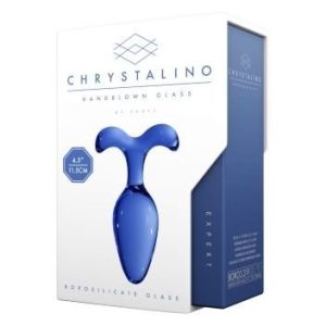 Chrystalino Hand Blown Glass Butt Plug Expert