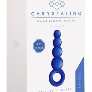 Chrystalino Hand Blown Glass Butt Plug Tickler