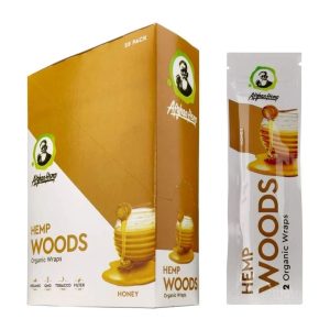 Afghan Hemp Natural Wraps Honey 25 Pack/ Box