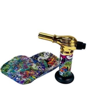 Blo Torch W/ Tray Assorted Art 3D
