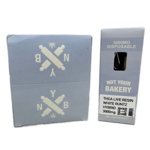 Not Your Bakery THC-A 3g Disposable White Runtz Hybrid