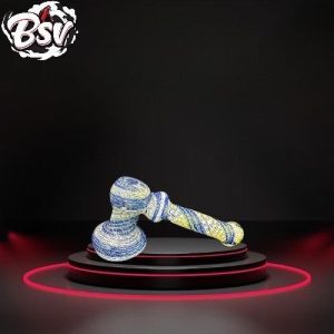 Inside Full Snake Color Art Bubbler W/Stem