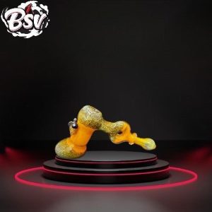 Double Honey Bee With Donut Hammer Bubbler