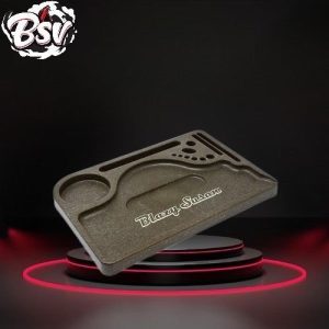 Blazy Susan Hemp Rolling Tray Brown