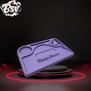 Blazy Susan Hemp Rolling Tray Purple