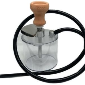10in Round Plastic Hookah W/ Silicone Hose