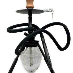12in Floating Hookah With 3 Leg Stand And Silicon Hose