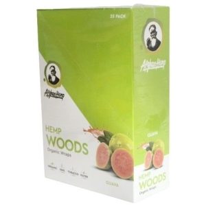 Afghan Hemp Natural Wraps Guava 25 Pack/ Box