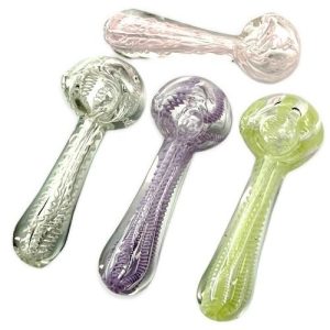 Slime Color Twisted Full Art Slim Hand Pipe