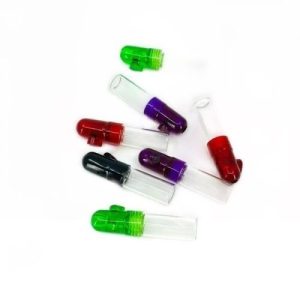 Large Glass Vial W/ Bullet