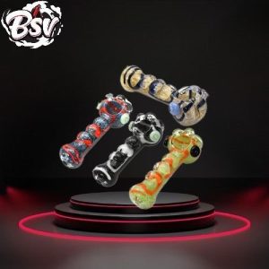 Multi Marvel Art Worked Full Frit Hand Pipe