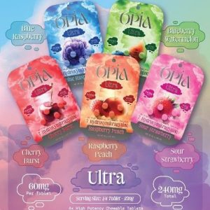 Opia Ultra 60mg Tablets 4ct Blueberry Watermelon