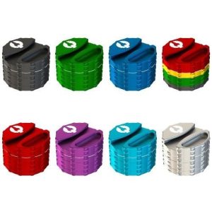 Phoenician Grinder 4 Piece Large W/Paper Holder Purple