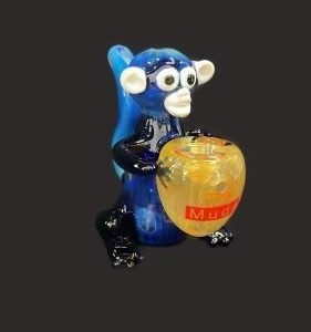 Muda Hand Pipe Stand Up Monkey Pot