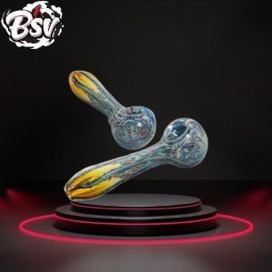 Straight Art And Frit Hand Pipe