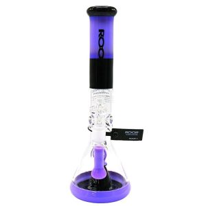 ROOR® TECH MINI FIXED 14" 45X5 BEAKER PURPLE & BLACK COLOR