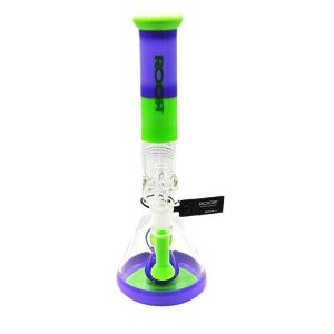 ROOR® TECH MINI FIXED 14" 45X5 BEAKER PURPLE & GREEN COLOR