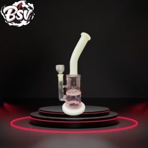 Basic Bent Neck Waterpipe W/Honey Comb Perc