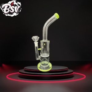 Waterpipe W/ Bent Neck And Honey Comb Perc