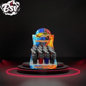 Screaming Eagle Side Jet Torch Clear Colors 12pc Display