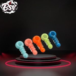 Triple Rings On Mini Spoons 3in Hand Pipe